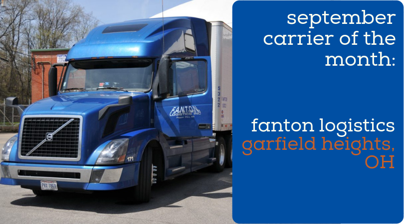 PartnerShip Loves Our Carriers! Here is Our September 2018 Carrier of the Month